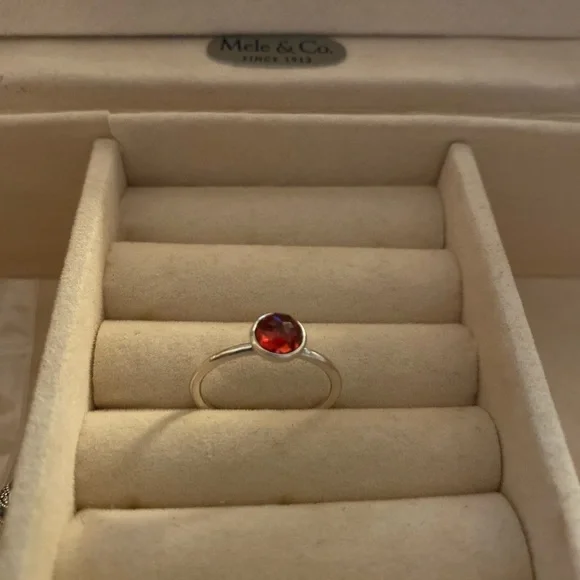 Gemstone Ring July Droplet Ring Pandora Pandora July Birthstone